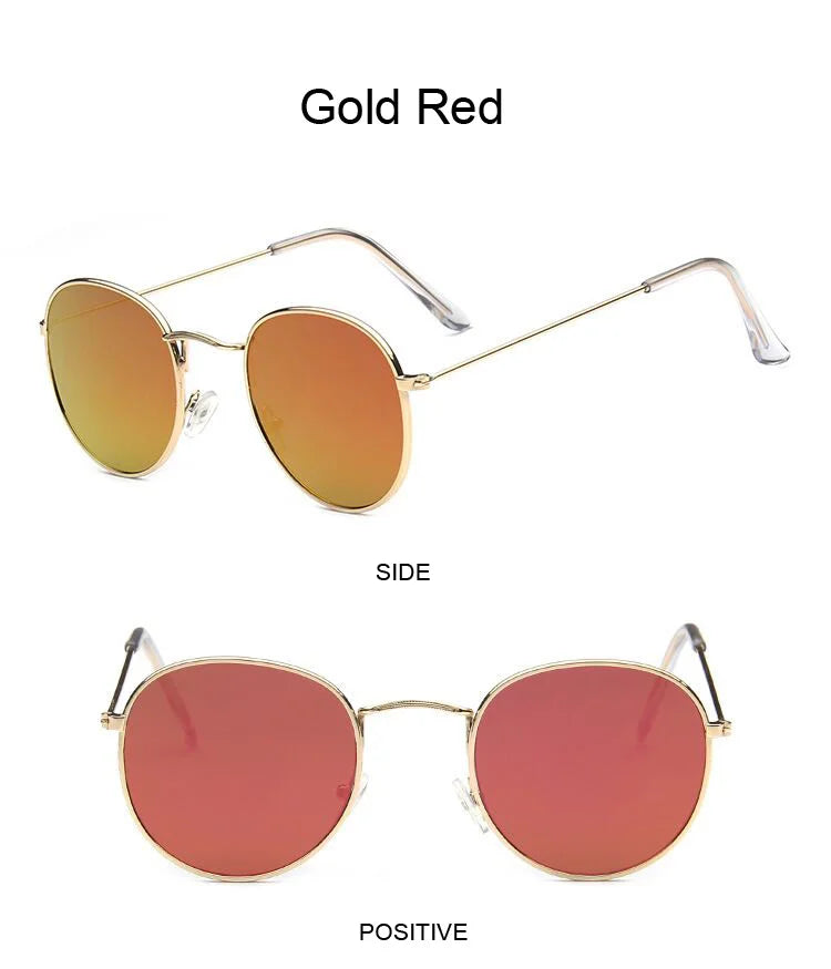 Classic Round Sunglasses UNISEX Vintage Small Frame Driving Sun Glasses