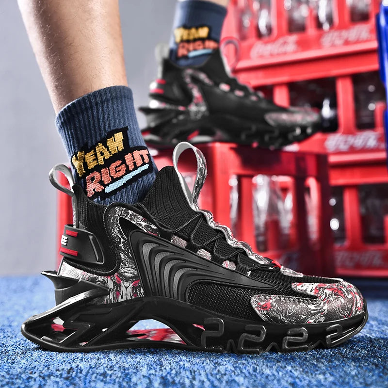 men Sneakers Luxury Trainer Race Breathable