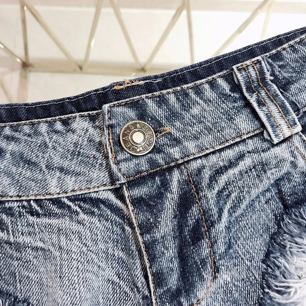 Beach Party Wear Jeans Thong Short