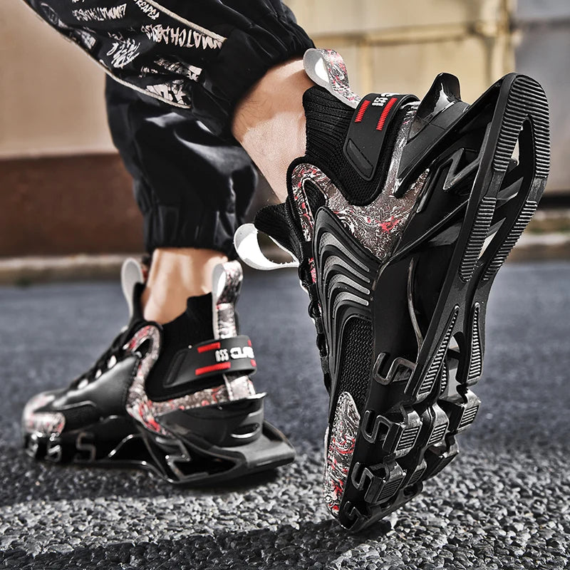 men Sneakers Luxury Trainer Race Breathable
