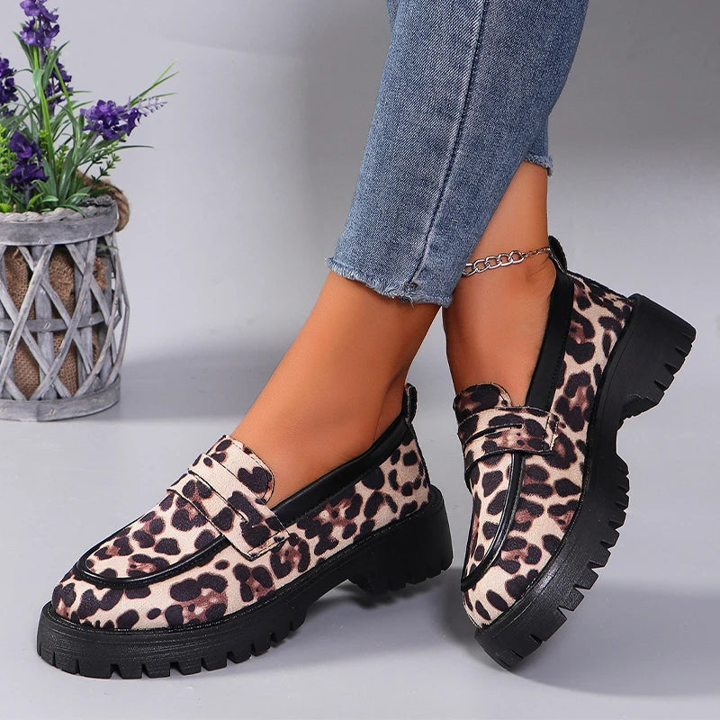 Leopard Loafers