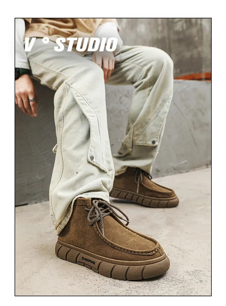 Men Retro Leather Shoes