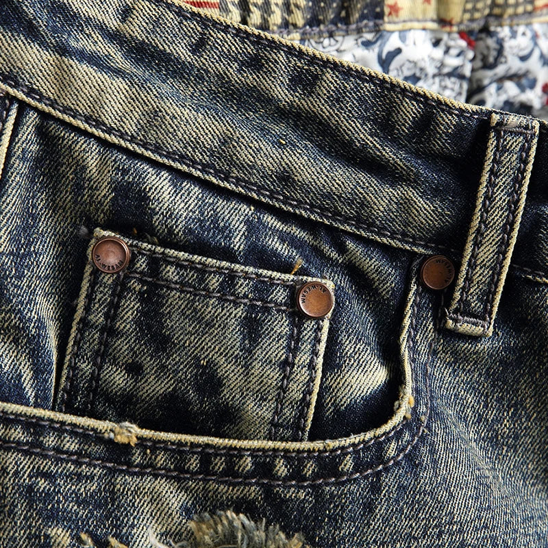 Ripped Short Jeans Island Style