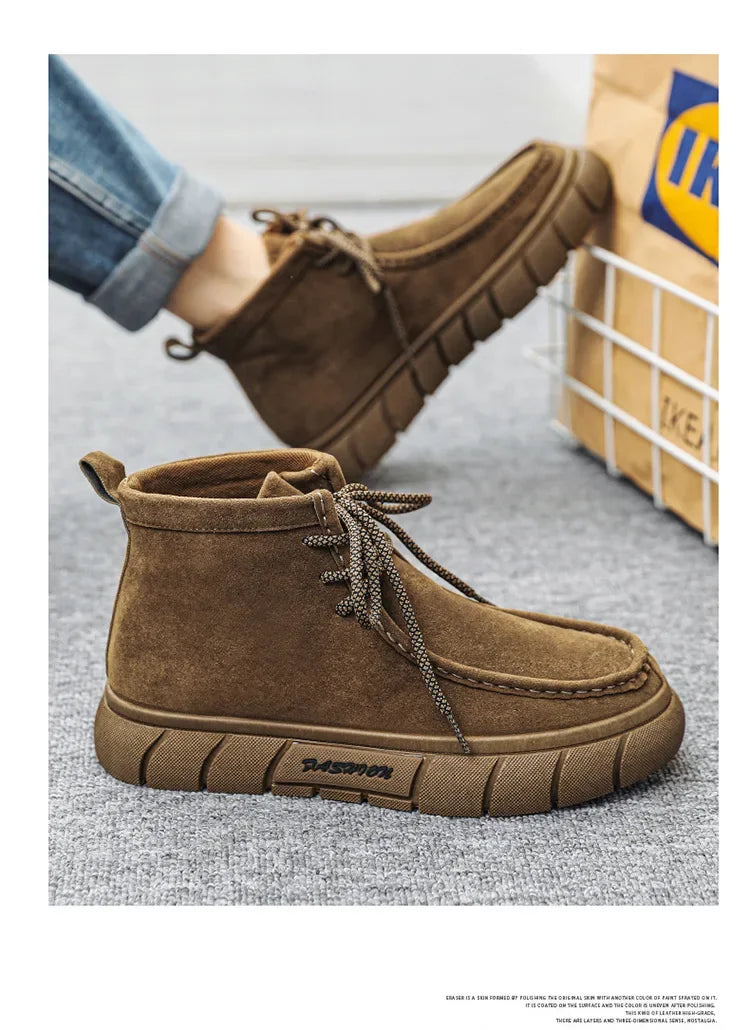 Men Retro Leather Shoes