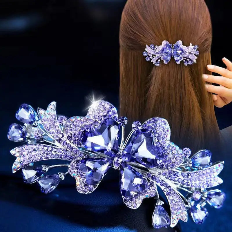 Crystal Butterfly HairClip