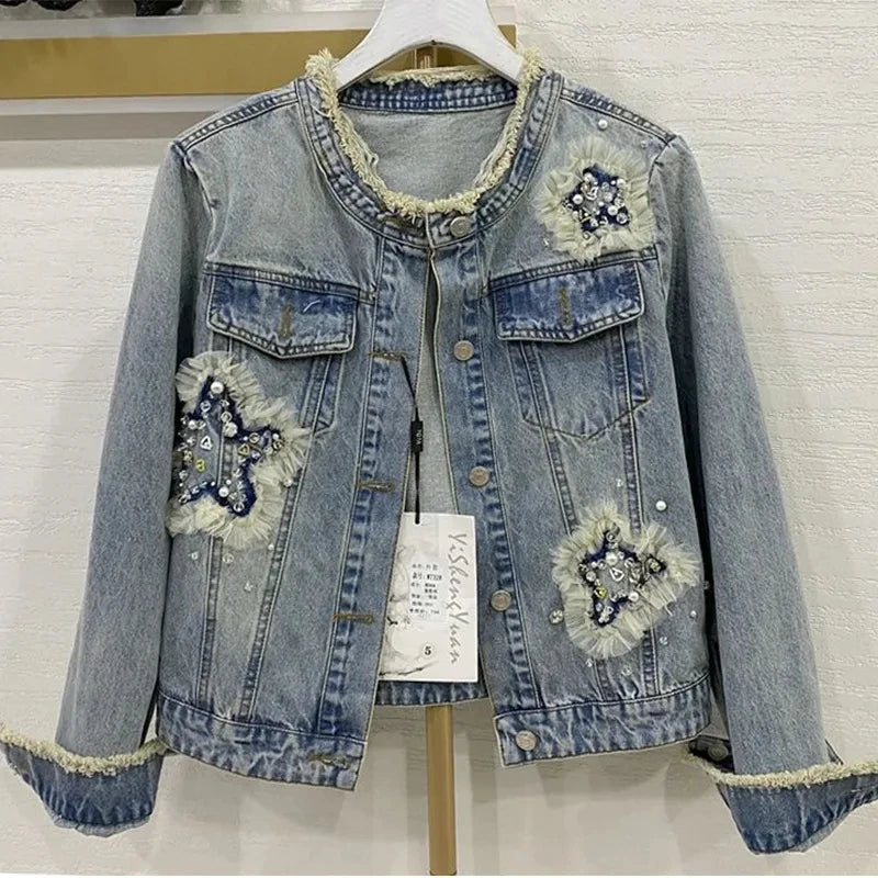 Denim Jacket Bling Wear