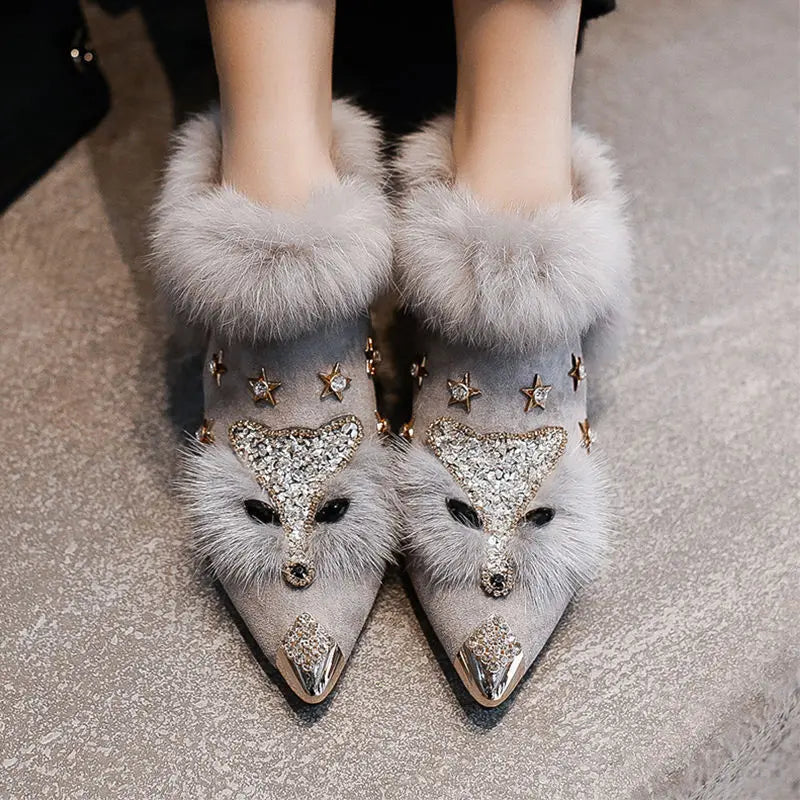 Fox Head Boots Winter Fashion