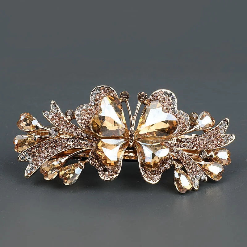Crystal Butterfly HairClip