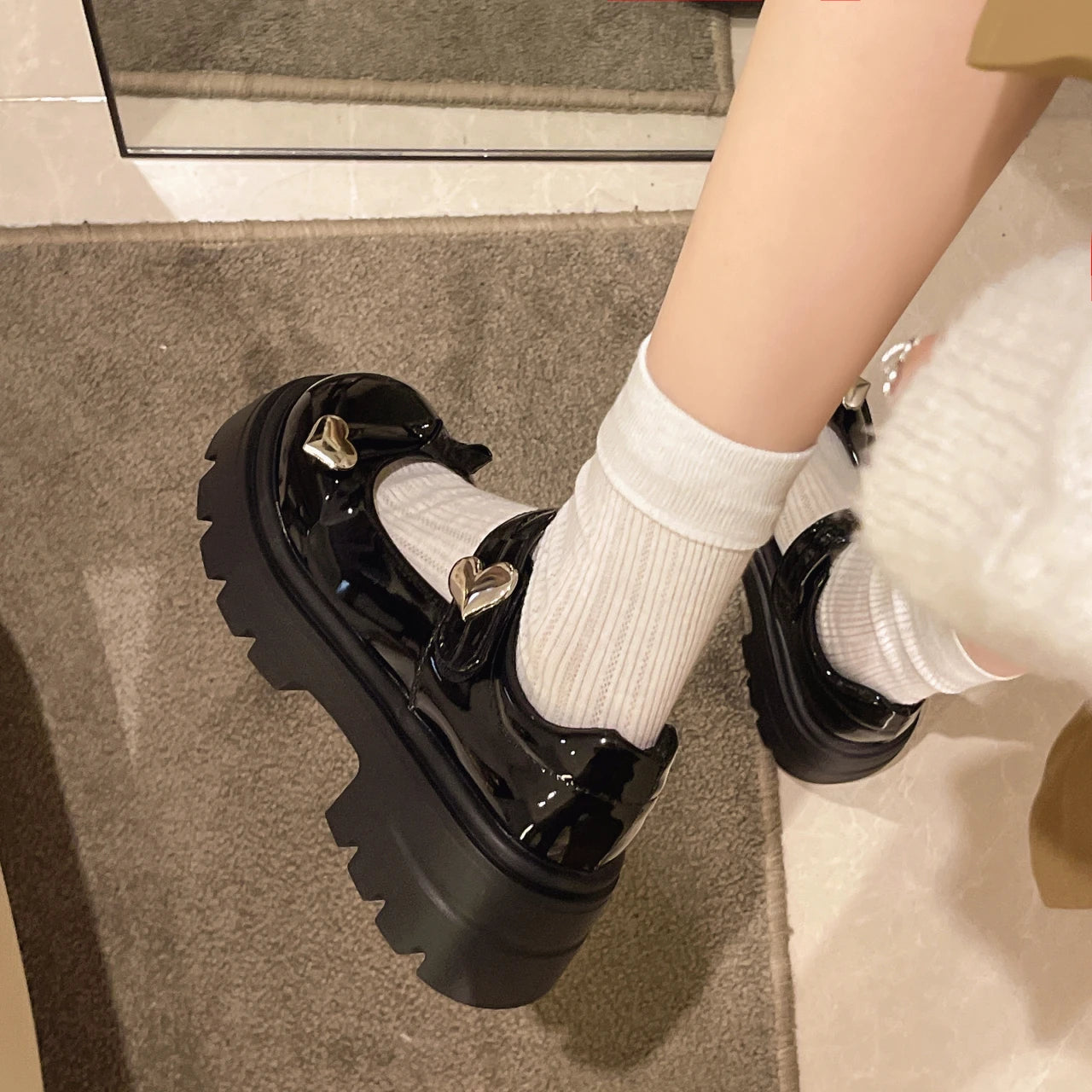 Bow-Knot Clogs Platform Female Footwear Oxfords New Butterfly