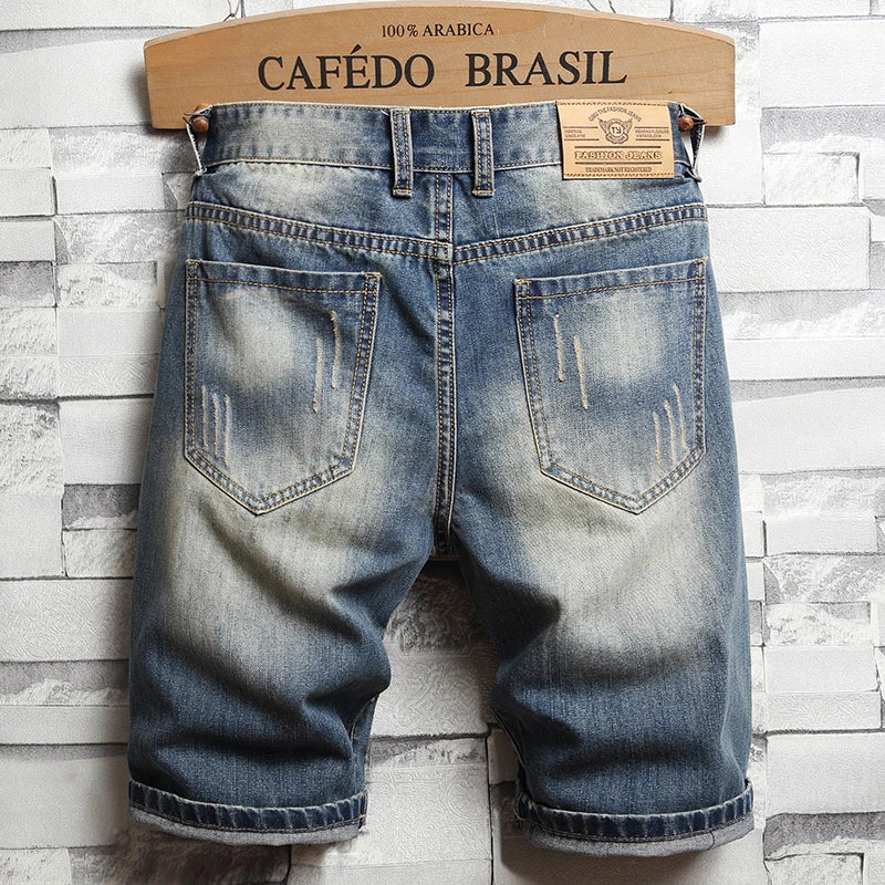 Ripped Short Jeans Island Style