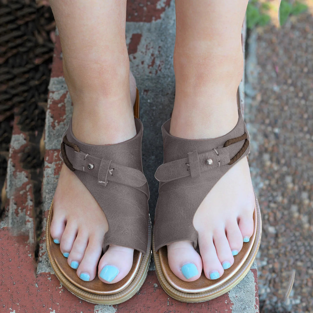 Summer Women Retro Thong Sandals