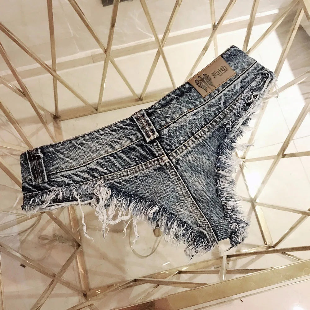 Beach Party Wear Jeans Thong Short