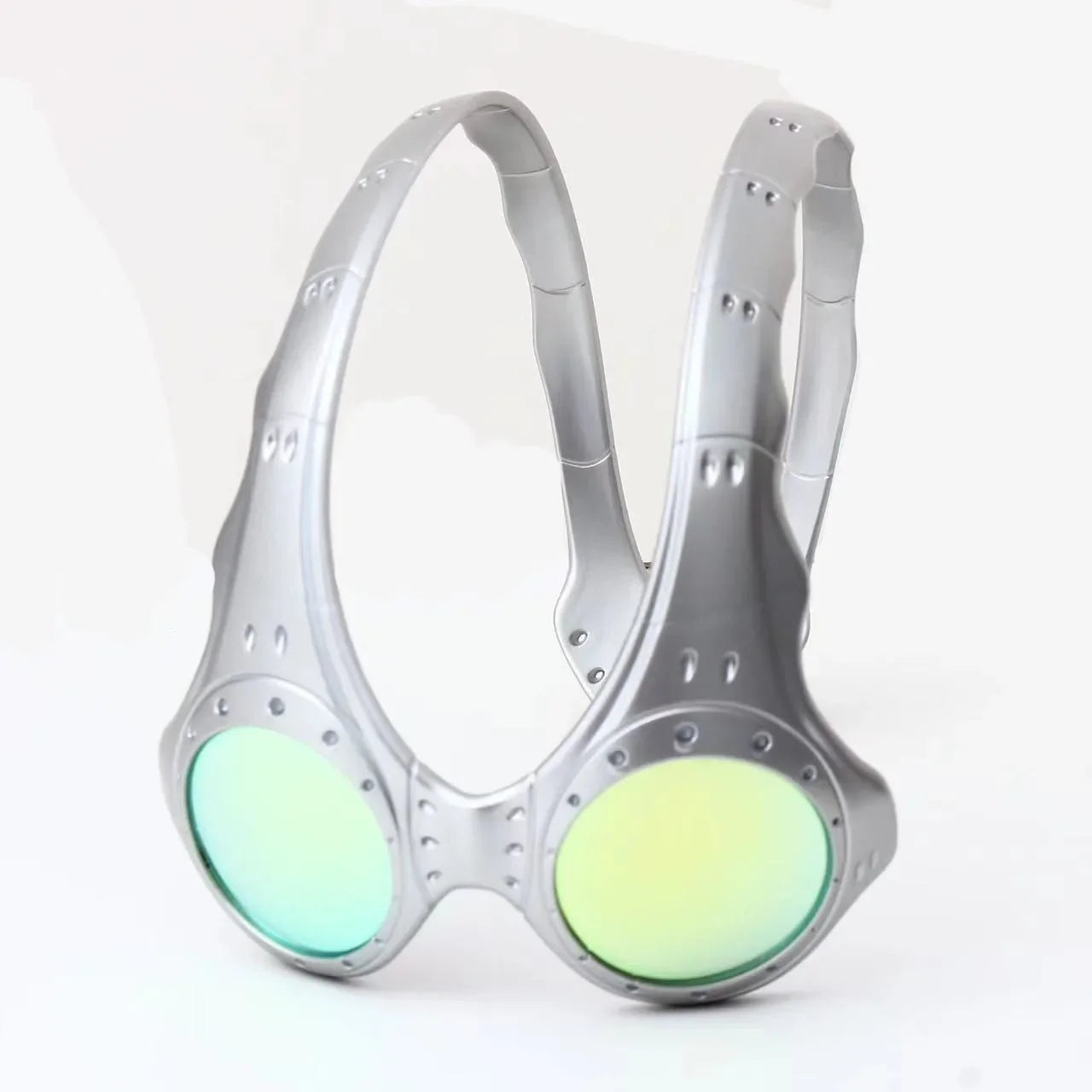 Retro Round Headband Trend Eyewear Anti-Blue Light UV Protection Full Metal Frame