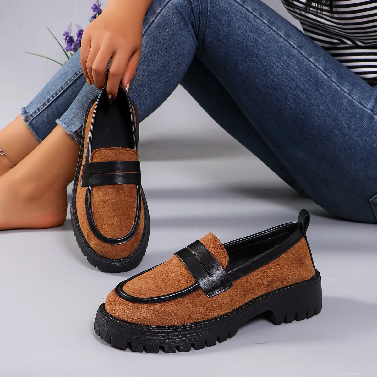 Leopard Loafers