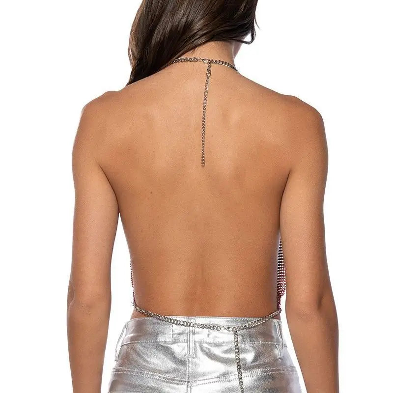 Sexy Metal Sequins Tank Top