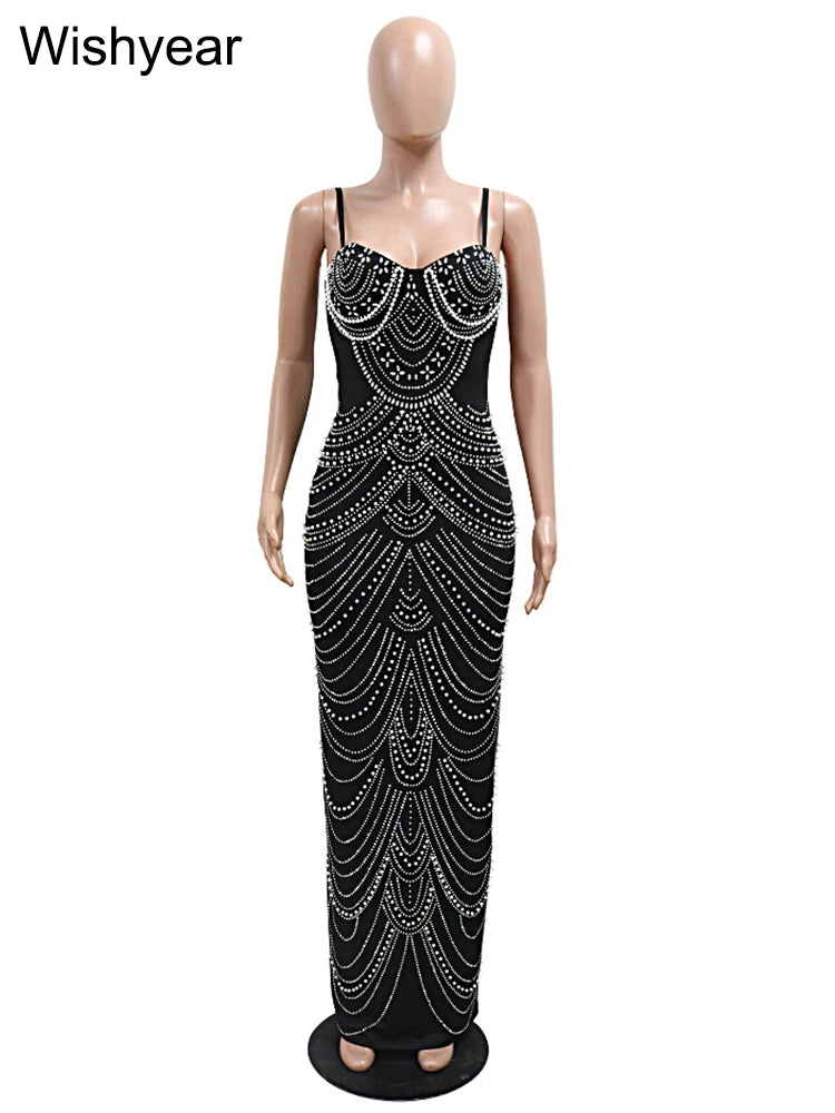 Rhinestone Celebrities Gown