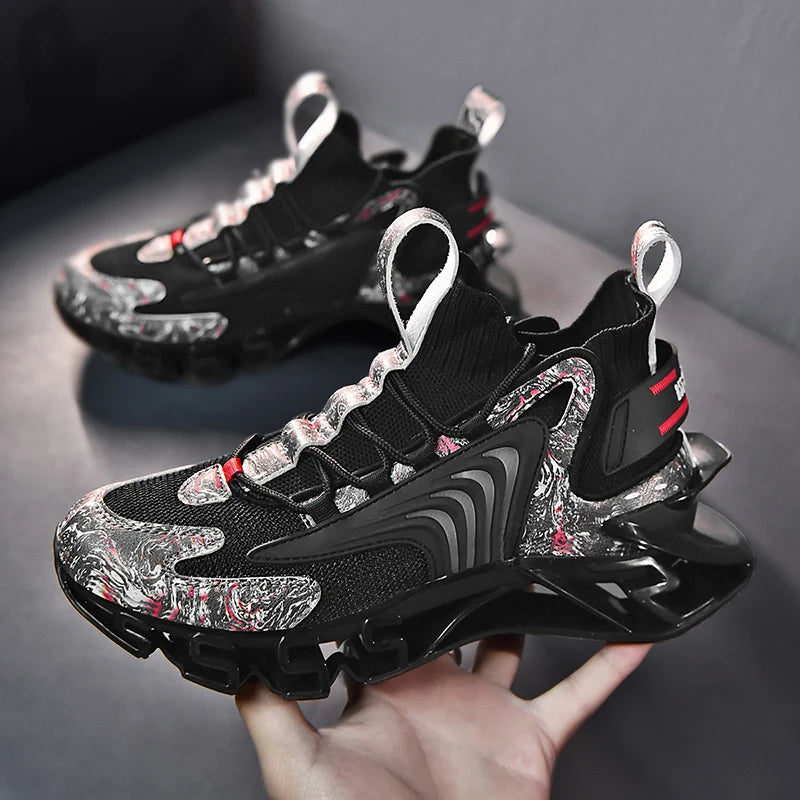 men Sneakers Luxury Trainer Race Breathable