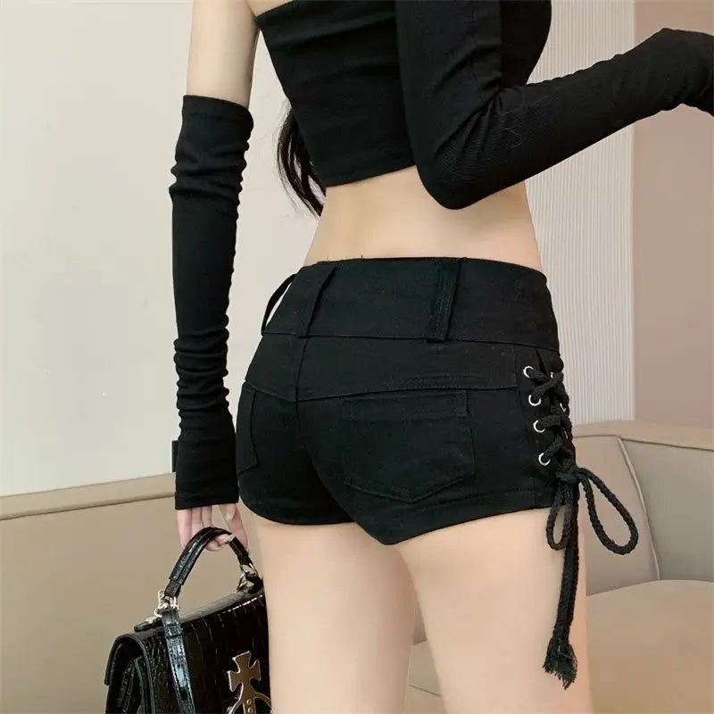 Retro Nightclub Sexy Low Waisted