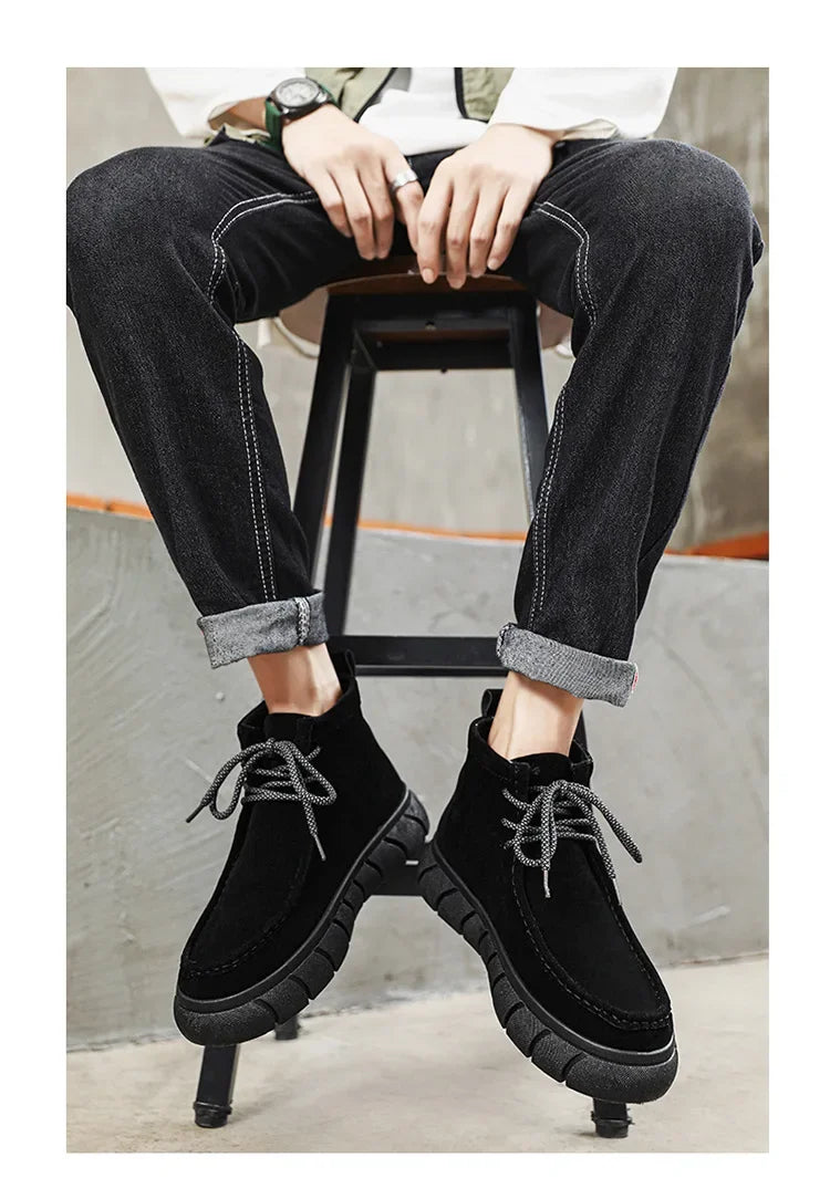 Men Retro Leather Shoes