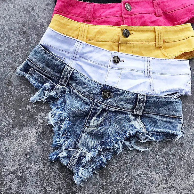 Beach Party Wear Jeans Thong Short