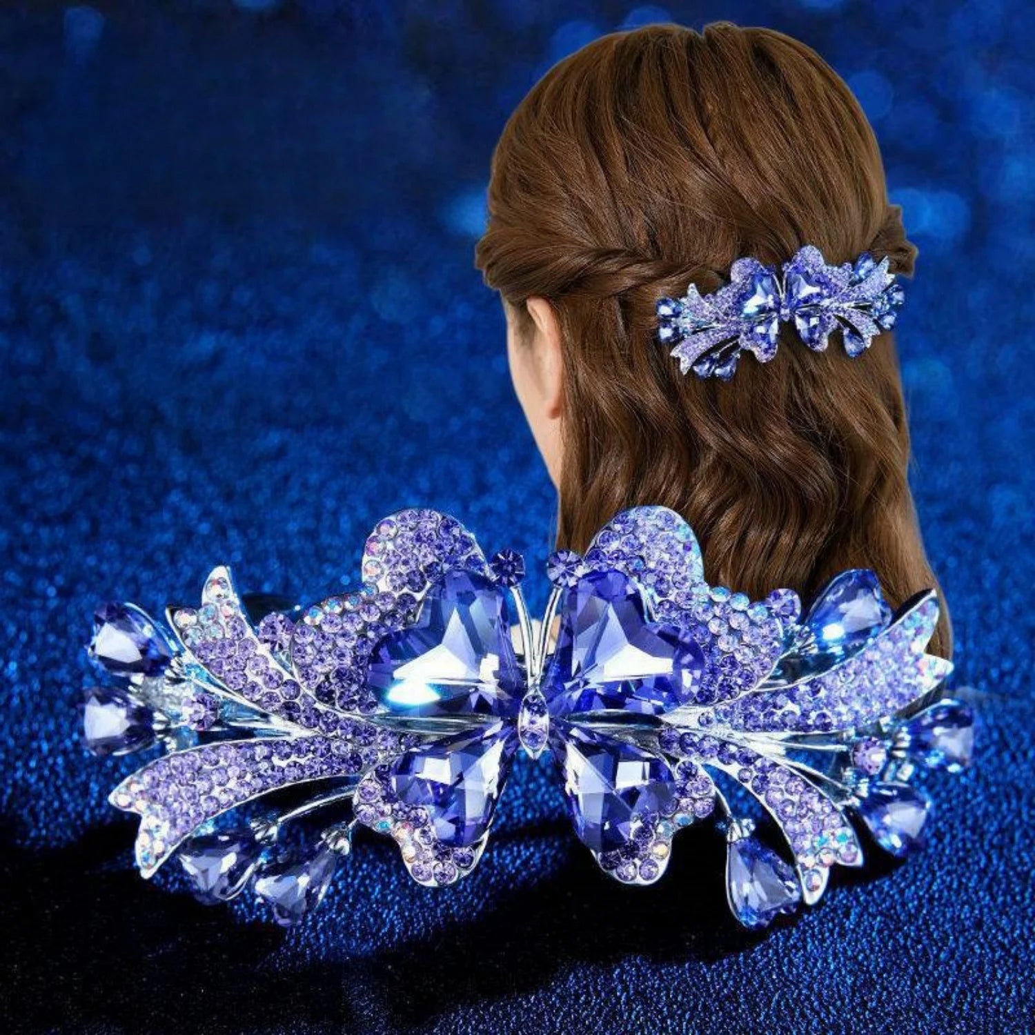 Crystal Butterfly HairClip