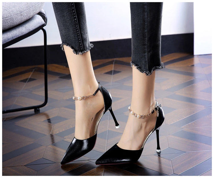 Anklet Heel Shoes