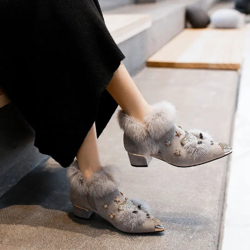 Fox Head Boots Winter Fashion