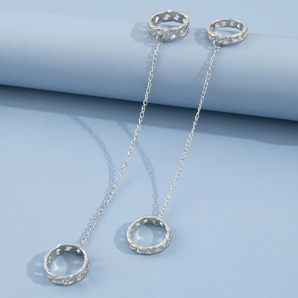 Chain Tassel Rings