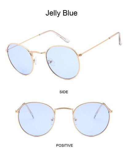 Classic Round Sunglasses UNISEX Vintage Small Frame Driving Sun Glasses
