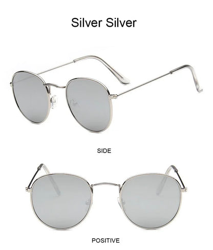 Classic Round Sunglasses UNISEX Vintage Small Frame Driving Sun Glasses