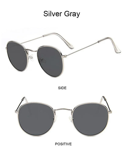 Classic Round Sunglasses UNISEX Vintage Small Frame Driving Sun Glasses