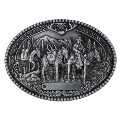 Horse Decorative Leather Belt Cowboy