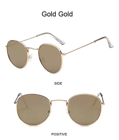 Classic Round Sunglasses UNISEX Vintage Small Frame Driving Sun Glasses
