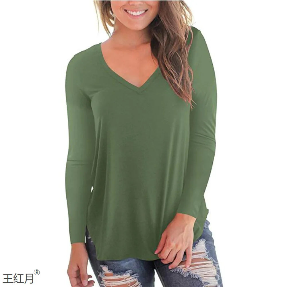 Long Sleeve V-neck