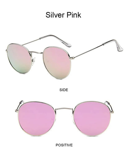 Classic Round Sunglasses UNISEX Vintage Small Frame Driving Sun Glasses