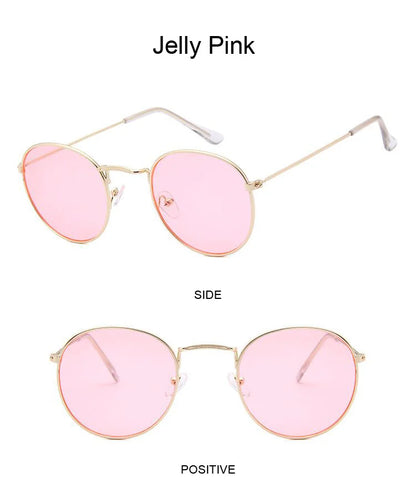 Classic Round Sunglasses UNISEX Vintage Small Frame Driving Sun Glasses