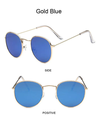 Classic Round Sunglasses UNISEX Vintage Small Frame Driving Sun Glasses
