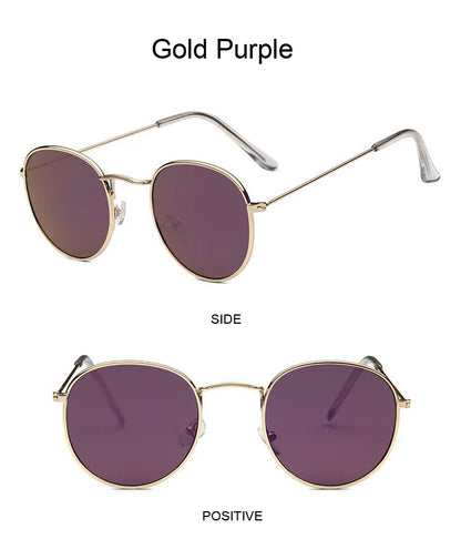 Classic Round Sunglasses UNISEX Vintage Small Frame Driving Sun Glasses