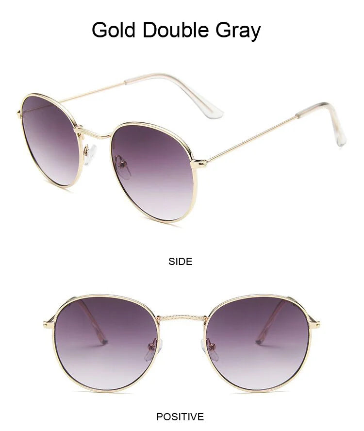 Classic Round Sunglasses UNISEX Vintage Small Frame Driving Sun Glasses