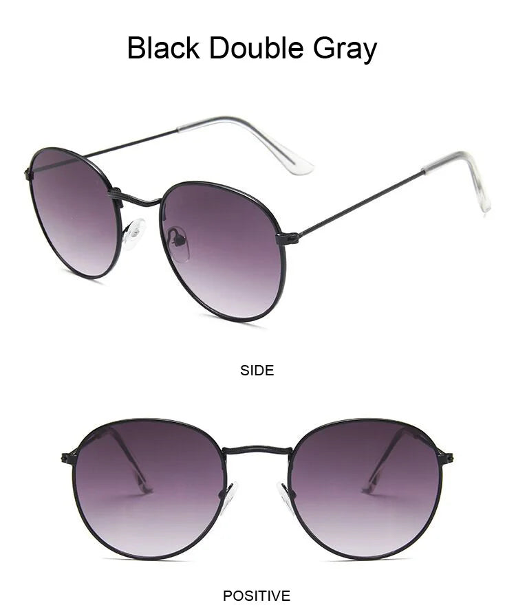 Classic Round Sunglasses UNISEX Vintage Small Frame Driving Sun Glasses