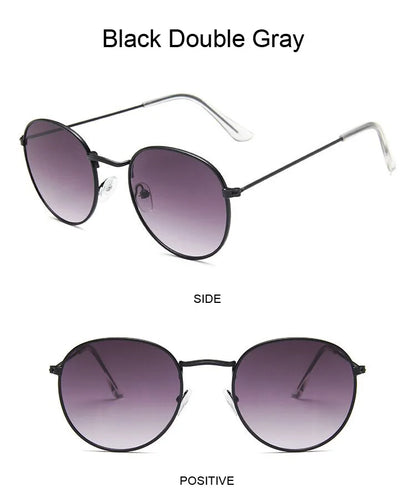 Classic Round Sunglasses UNISEX Vintage Small Frame Driving Sun Glasses