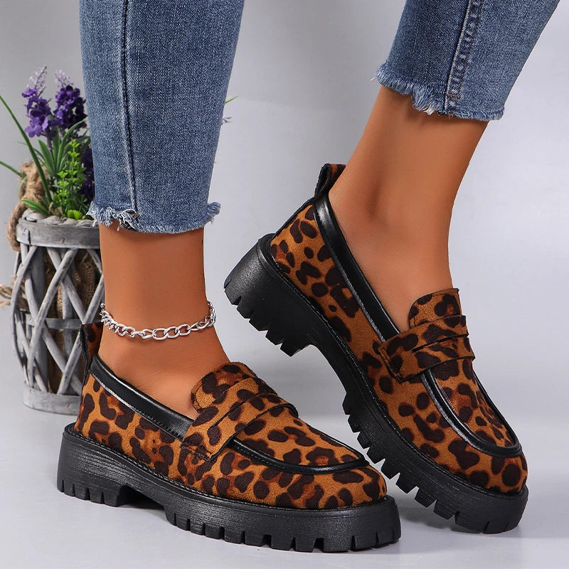 Leopard Loafers