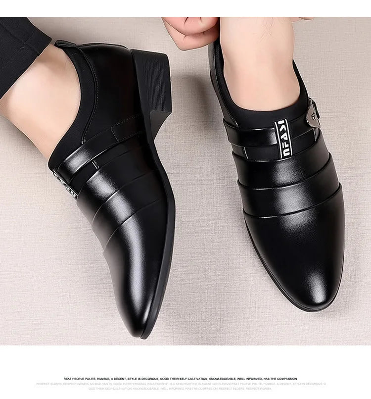 Classic Business Men Shoes Formal Slip On