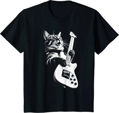 Rock Cat Playing Guitar