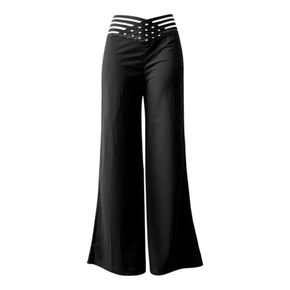 High Waist Casual Wide Leg Pants Clothes