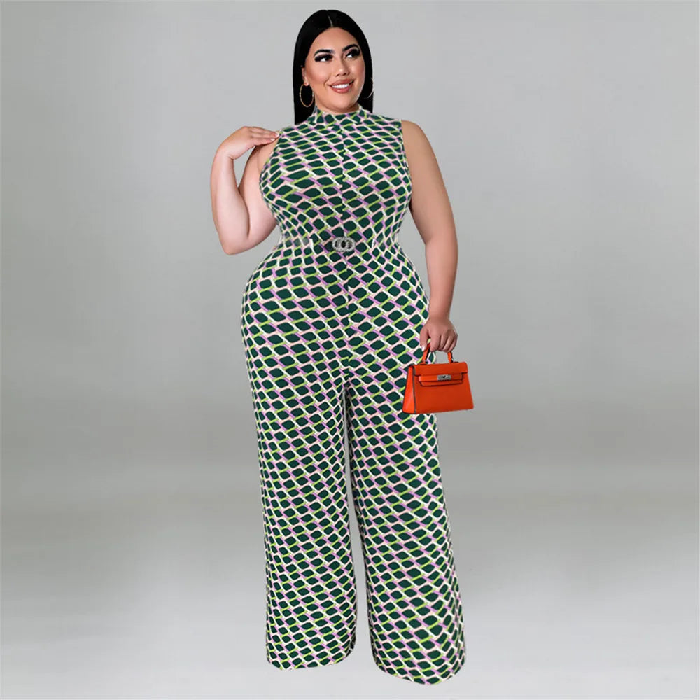 Plus Size Women Jumpsuit