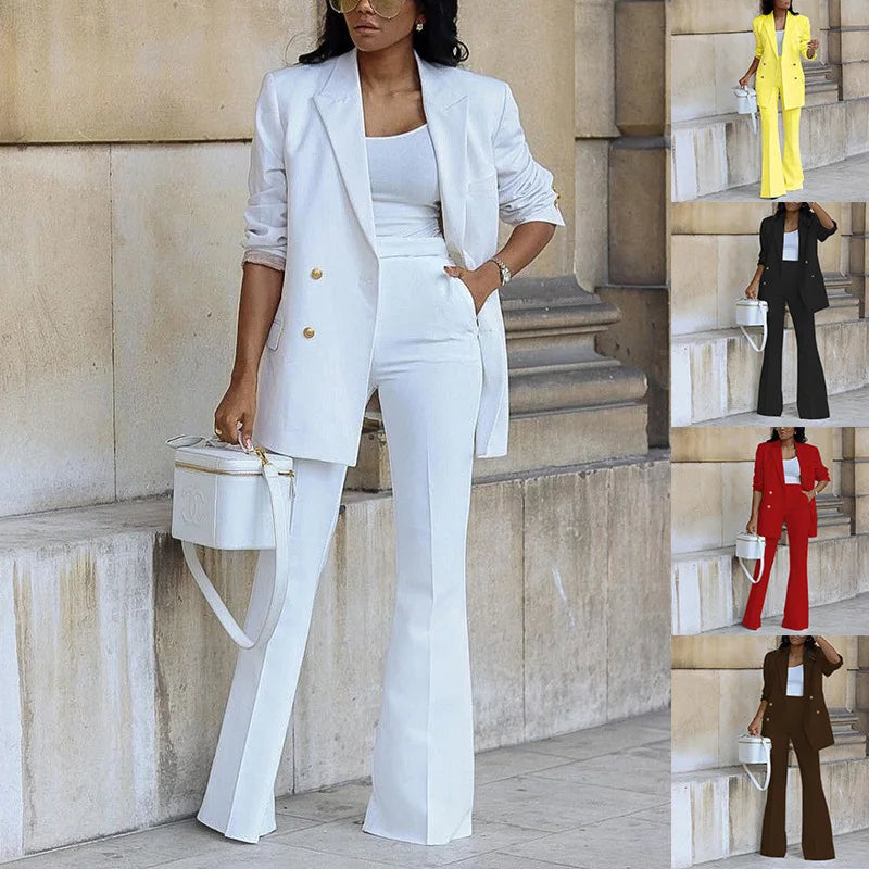 Casual Suit Wide-leg Pants Suit Two-piece Suit