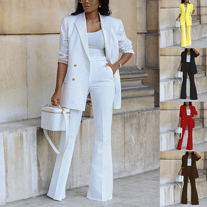 Casual Suit Wide-leg Pants Suit Two-piece Suit