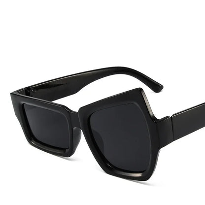 Fashion Irregular Square Sunglasses Asymmetrical Sun Glasses