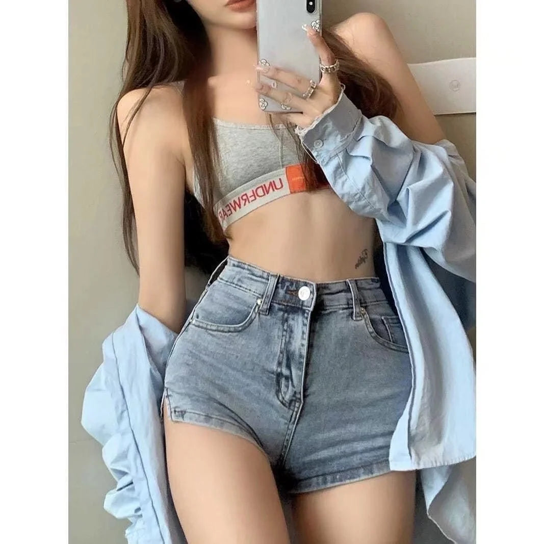 Sexy High Waist Slim Fit Shorts